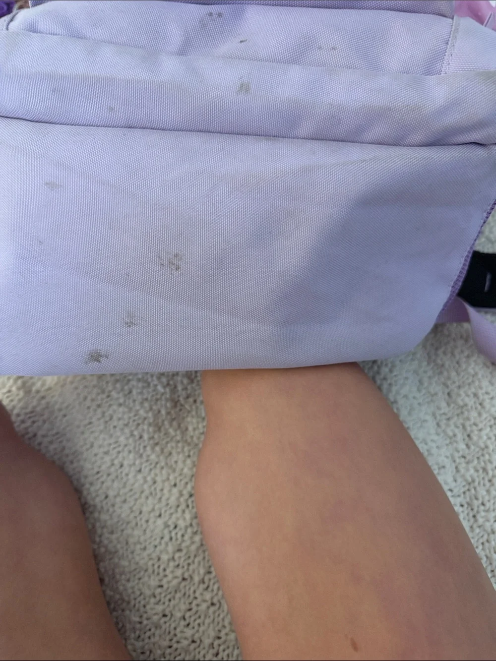Light purple backpack